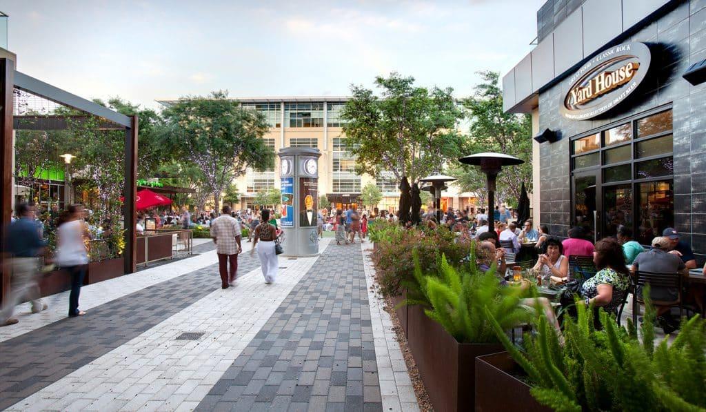 Spring Branch neighborhood streetscape — Houston TX