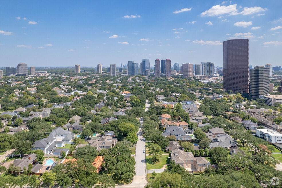 Tanglewood neighborhood streetscape — Houston TX